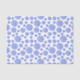 Blauwe cichoreibloem tissuepapier