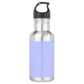Blauwe cichoreibloem waterfles  (Voorkant)