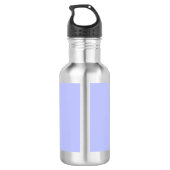 Blauwe cichoreibloem waterfles  (Achterkant)