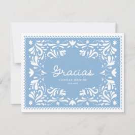 Blauwe Cielito Lindo Dankjewel Kaart