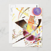 Blauwe cirkel briefkaart (Voorkant / Achterkant)