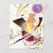 Blauwe cirkel briefkaart (Voorkant)