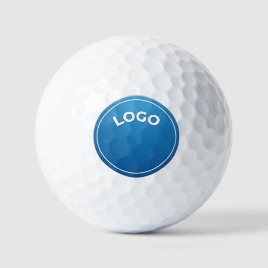 Blauwe cirkel golfballen (Voorkant)