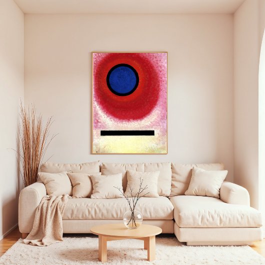 Blauwe Cirkel II van Kandinsky, 1925 Poster