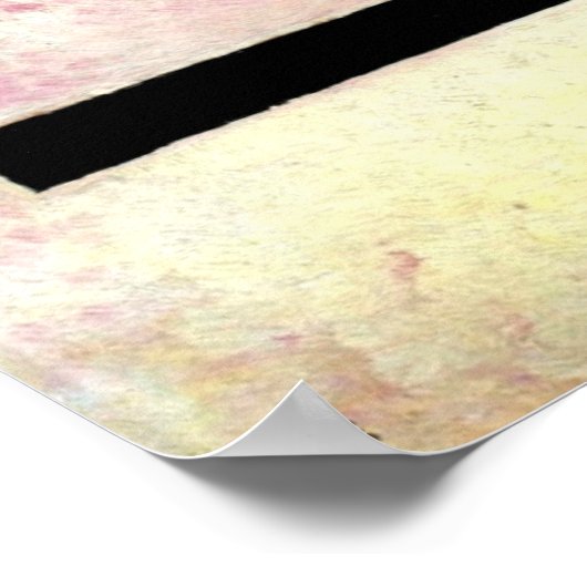 Blauwe Cirkel II van Kandinsky, 1925 Poster (Hoek)