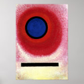 Blauwe Cirkel II van Kandinsky, 1925 Poster (Voorkant)