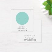 Blauwe cirkel met juwelen-display Kaart (Bureau)