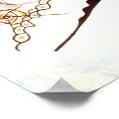 Blauwe cirkel poster (Hoek)