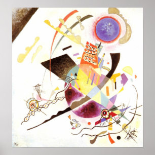 Blauwe cirkel poster