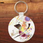 Blauwe cirkel sleutelhanger (Voorkant)