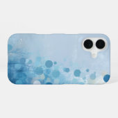 Blauwe Cirkels & Bomen Case-Mate iPhone Hoesje iPhone 16 Hoesje (Achterkant horizontaal)