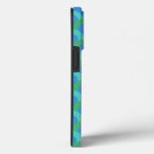 Blauwe cirkels Case-Mate iPhone case (Achterkant / Rechts)