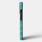 Blauwe cirkels Case-Mate iPhone case (Achterkant / Links)
