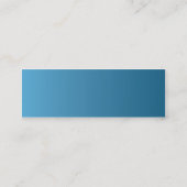 Blauwe cirkels - Skinny Mini Visitekaartje (Achterkant)