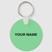 Blauwe cirkels sleutelhanger (Achterkant)