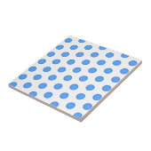 Blauwe cirkels tegeltje (Zijkant)