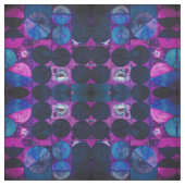 Blauwe cirkels van 369 Abstracte fabric Stof (Swatch)