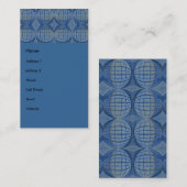 blauwe cirkels visitekaartje (Voorkant / Achterkant)