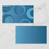 Blauwe Cirkels - Zaken Visitekaartje (Voorkant / Achterkant)