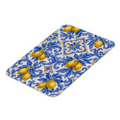Blauwe Citroen Azulejo Tegel Magneet (Linkerzijde)