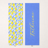 Blauwe citroenen Mediterraan Yogamat