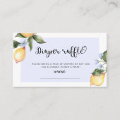 Blauwe citroentaper informatiekaartje (Voorkant)