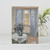 Blauwe Clematis in het atelier van de kunstenaar, (Staand voorkant)