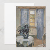 Blauwe Clematis in het atelier van de kunstenaar, (Voorkant / Achterkant)