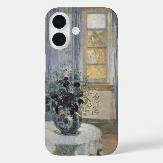 Blauwe Clematis in het atelier van de kunstenaar, Case-Mate iPhone Case (Achterkant)