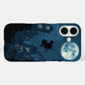 Blauwe clipse Case-Mate iPhone case (Achterkant (horizontaal))