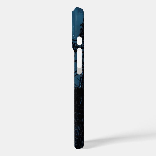 Blauwe clipse Case-Mate iPhone case (Achterkant / Links)