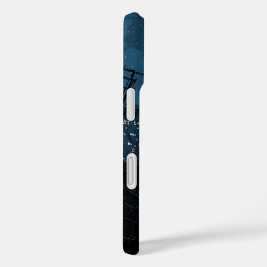 Blauwe clipse Case-Mate iPhone case (Achterkant / Rechts)