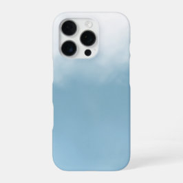 Blauwe Cloud Esthetische Hoes voor Telefoon iPhone 16 Pro Hoesje