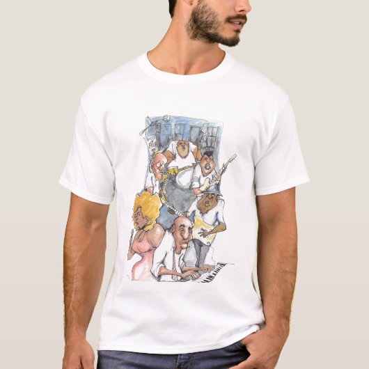 blauwe club t-shirt (Voorkant)