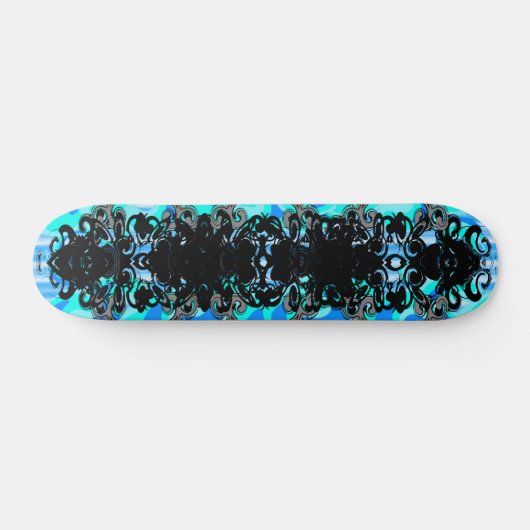 Blauwe Cobra - Persoonlijk Skateboard (Horizontaal)