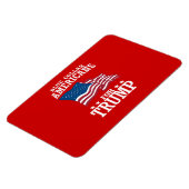 BLAUWE COLLAIRE AMERIKANEN VOOR TRUMP MAGNEET (Linkerzijde)