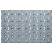 Blauwe colliehonden stof (Fat Quarter)