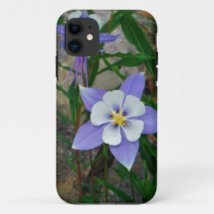 Blauwe columbine iPhone 11 hoesje