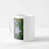 Blauwe columbine koffiemok (Voorkant links)