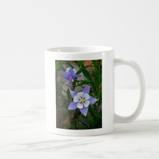 Blauwe columbine koffiemok (Rechts)