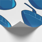 Blauwe computermuis cadeaupapier