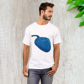 Blauwe computermuis Mannen T-shirt