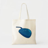 Blauwe computermuis tote bag (Voorkant)