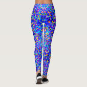 Blauwe Confetti Leggings (Achterkant)