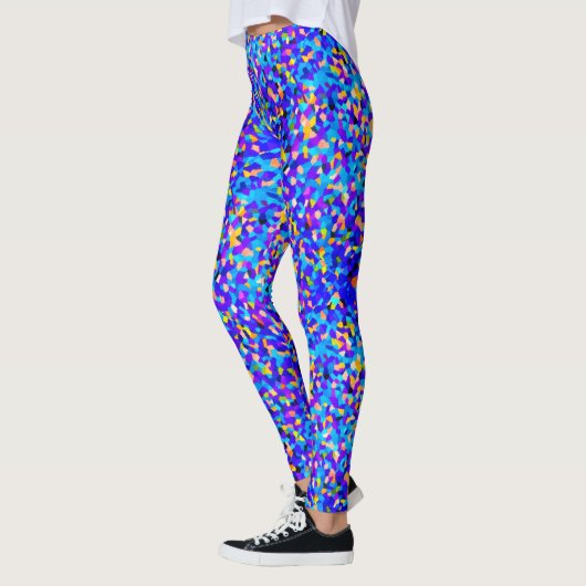 Blauwe Confetti Leggings (Links)