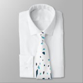 Blauwe Confetti Stropdas (Gebonden)