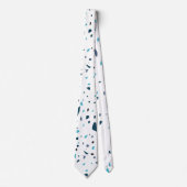 Blauwe Confetti Stropdas (Voorkant)