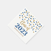 Blauwe Confetti van 2023 Servet (Hoek)