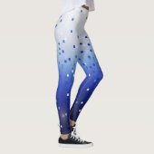 Blauwe confetti vierkante leggings (Rechts)