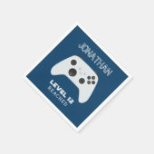 BLAUWE CONTROLLER GAMER NIVEAU OMHOOG GUNSTZAK SERVET (Hoek)